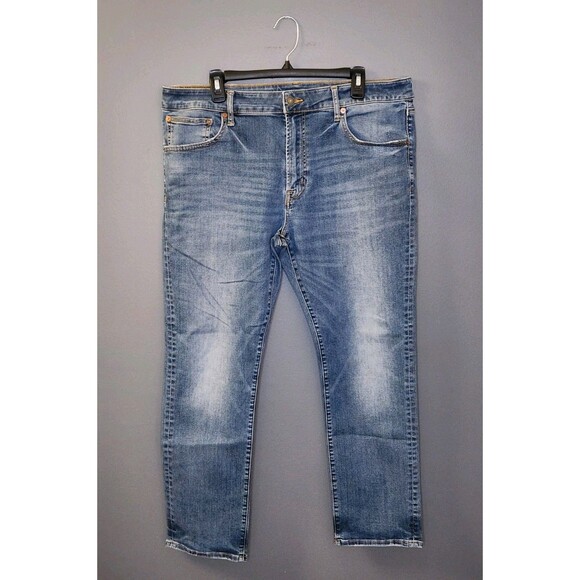 American Eagle Jeans Men's 38x30 Slim Straight Airflex + Blue Denim Lot Of 3 - Picture 6 of 16